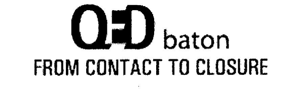 OD baton FROM CONTACT TO CLOSURE logo