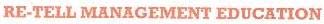 RE-TELL MANAGEMENT EDUCATION logo