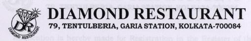 & DIAMOND RESTAURANT x 79, TENTULBERIA, GARIA STATION, KOLKATA-700084 logo