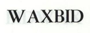 WAXBID logo
