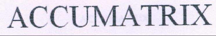 ACCUMATRIX logo