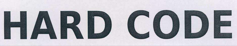 HARD CODE logo