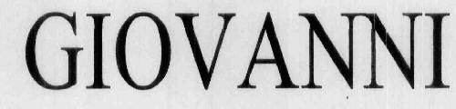 GIOVANNI logo