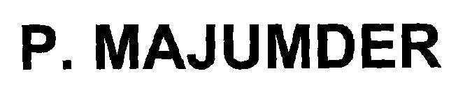 P. MAJUMDER logo