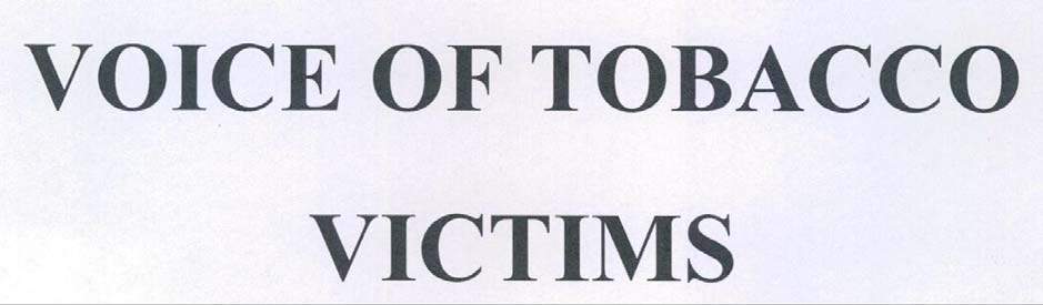 VOICE OF TOBACCO VICTIMS logo