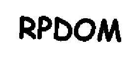 RPDOM logo