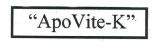 “ApoVite-K” logo
