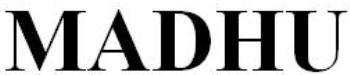 MADHU logo