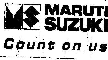 MARUTI SUZUKI Count on us logo