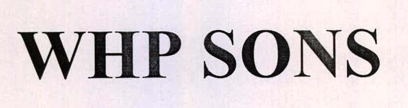 WHP SONS logo