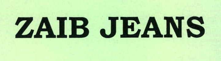 ZAIB JEANS logo