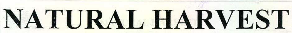 NATURAL HARVEST logo