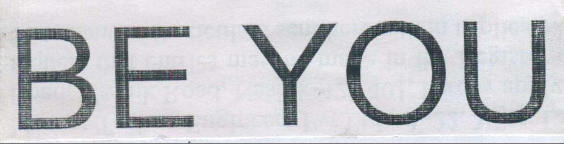 BE YOU logo