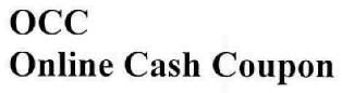 OCC Online Cash Coupon logo