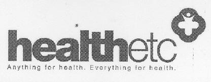 Anything for health. Everything for health logo