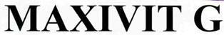MAXIVIT G logo