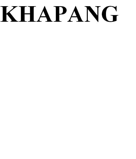 KHAPANG logo