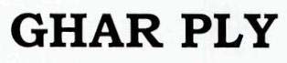 GHAR PLY logo