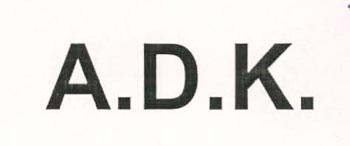 A.D.K. logo