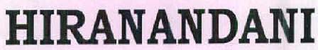 HIRANANDANI logo