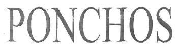 PONCHOS logo