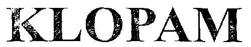 KLOPAM logo