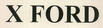 X FORD logo