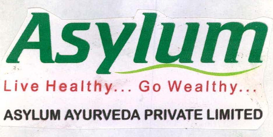 Live Healthy... Go Wealthy... ASYLUM AYURVEDA PRIVATE LIMITED logo
