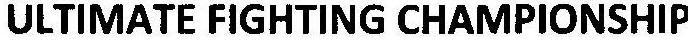 ULTIMATE FIGHTING CHAMPIONSHIP logo