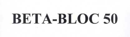 BETA-BLOC 50 logo