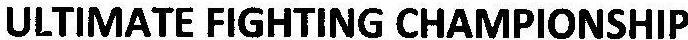 ULTIMATE FIGHTING CHAMPIONSHIP logo