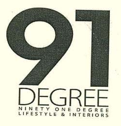 NINETY ONE DEGREE LIFESTYLE & INTERIORS logo