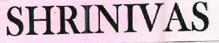 SHRINIVAS logo
