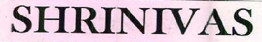 SHRINIVAS logo