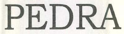 PEDRA logo