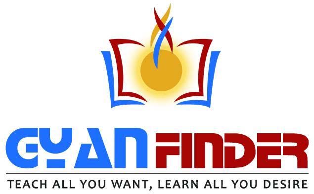 GYAN FINDER TEACH ALL YOU WANT, LEARN ALL YOU DESIRE logo