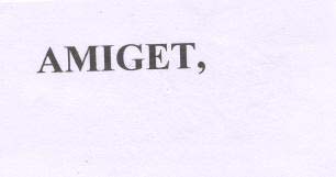 AMIGET, logo