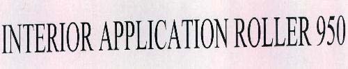 INTERIOR APPLICATION ROLLER 950 logo
