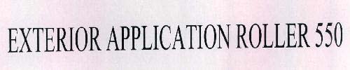EXTERIOR APPLICATION ROLLER 550 logo
