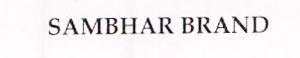 SAMBHAR BRAND logo