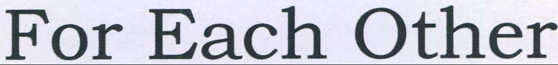 For Each Other logo