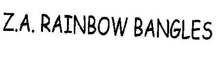 Z.A, RAINBOW BANGLES logo