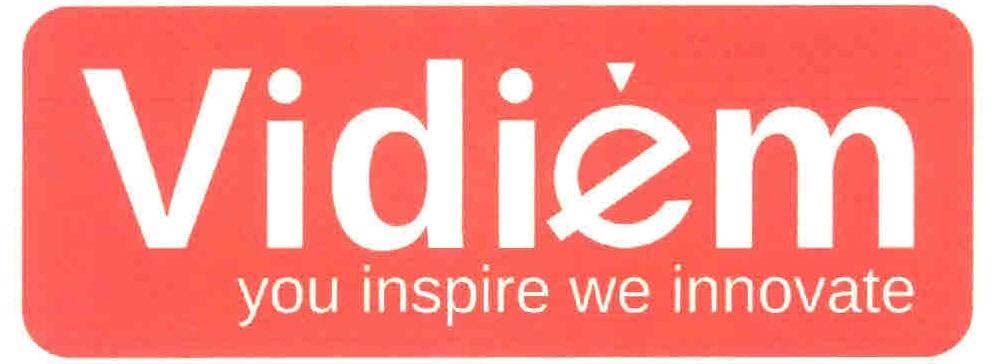 Vidiem 4 you inspire we innovate logo