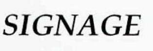 SIGNAGE logo
