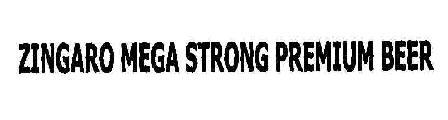 ZINGARO MEGA STRONG PREMIUM BEER logo