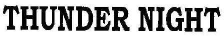 THUNDER NIGHT logo
