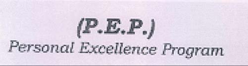 (P.E.P.) Personal Excellence Program logo