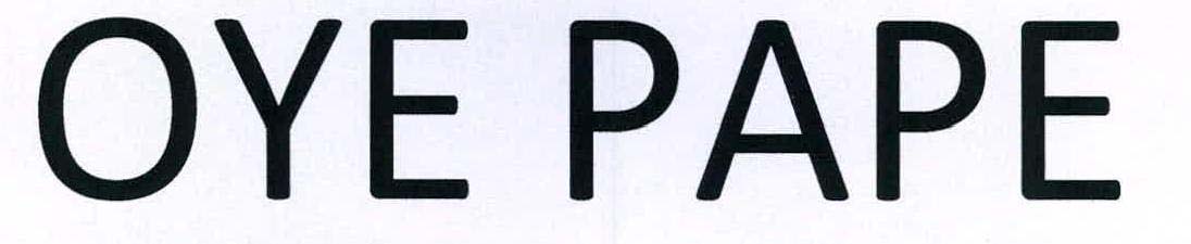 OYE PAPE logo