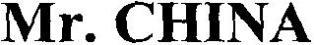 Mr. CHINA logo