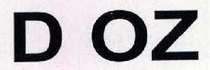 D OZ logo